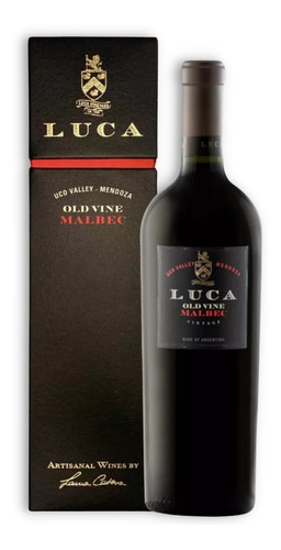 Vino Luca Old Vine Malbec 750ml C/estuche Valle De Uco