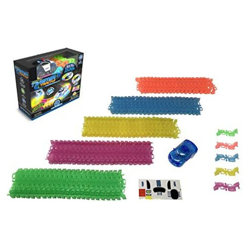 Twister Tracks Neon Glow In The Dark 221 Pieza 11 Pies ...