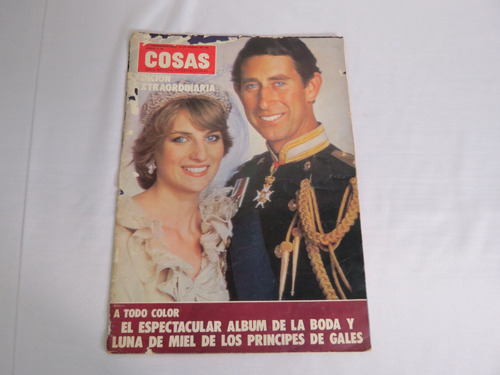 Revista Cosas Edición Especial Boda Real Diana De Gales 1981