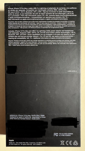 Apple iPhone 12 Pro Max (128 Gb) - Azul Pacífico (Usado)