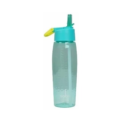 Termo De Plastico 600ml Con Pitillo Saba