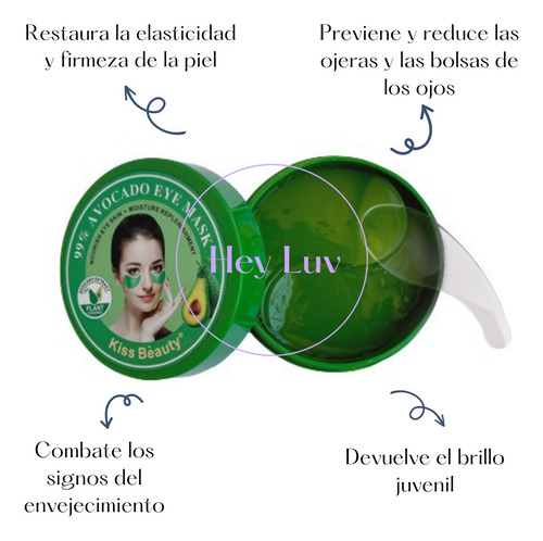 Colágeno Ojeras De Aguacate - Kg a $9250