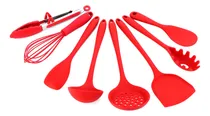 Comprar Juego De 9 Espátulas Antiadherentes De Silicona Para Utensil