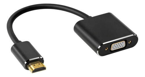 Pasow Adaptador Hdmi A Vga Hdmi Macho A Vga Hembra, Converti