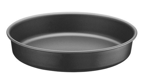Molde Redondo Para Hornear Tramontina 26 Cm Negro Aluminio