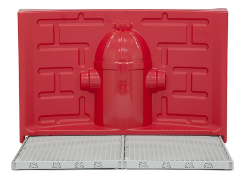 Kit Sanitário Luxo Pipidolly's Macho Cinza E Vermelho