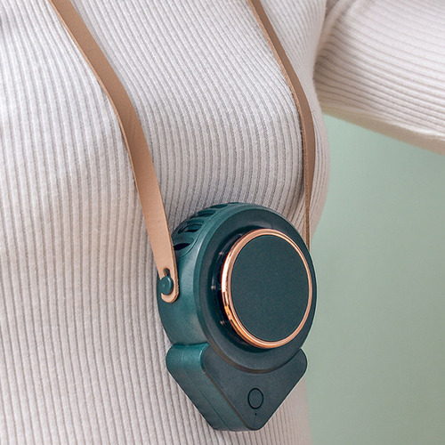 Ventilador De Cuello Colgante, Recargable Por Usb, Portátil,