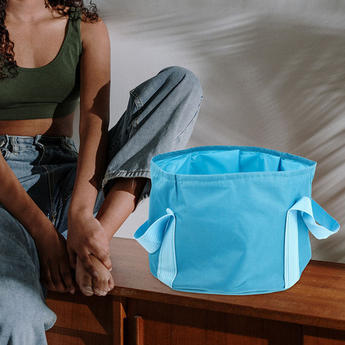 Lavabo Plegable Portátil Para Viajes Al Aire Libre Para Pies