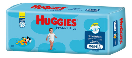 Pañales Huggies Protect Plus  XG