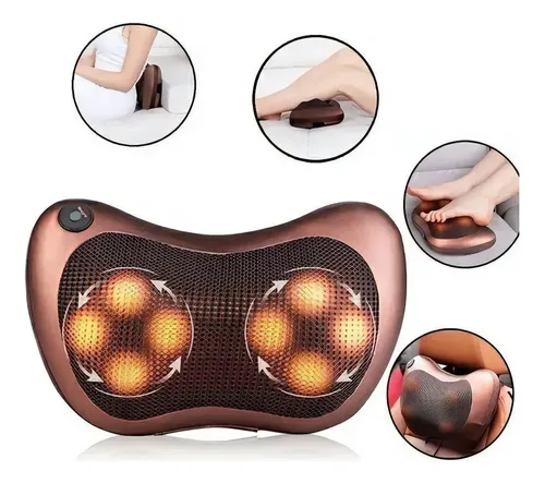 Shiatsu Travesseiro Elétrico Pescoço Pés Lombar Vibratoria - foto 1