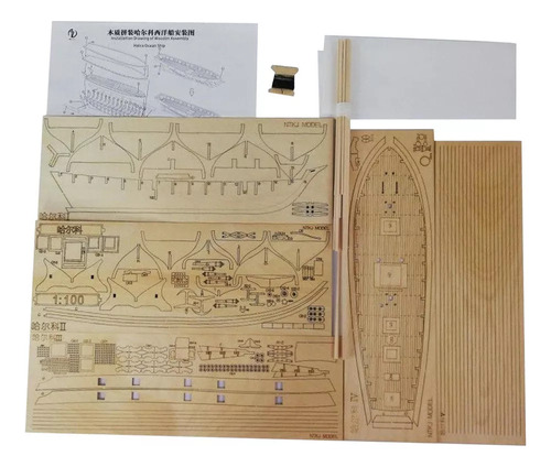 Conjunto De Plantillas De Montaje De Barcos De Madera Active