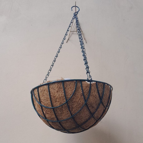 Vaso De Coco Suspenso Redondo Vertical Orquídea Ornamentais