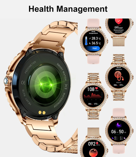 Smartwatch Reloj Inteligente Mujer Android Ios 1.32 Rosa