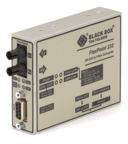 Box Network Serviz Flexpoint Rs-232 Convertidor Fibra