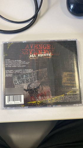 Avenged Sevenfold All Excess - Dvd Edição Limitada (Usado)