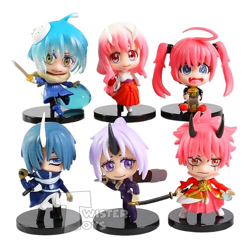 That Time I Got Reincarnated As A Slime Coleccion X6 Figuras