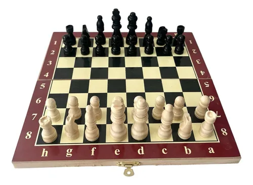 Juego De Mesa 3 En 1 Ajedrez, Damas Y Backgammon Anch39