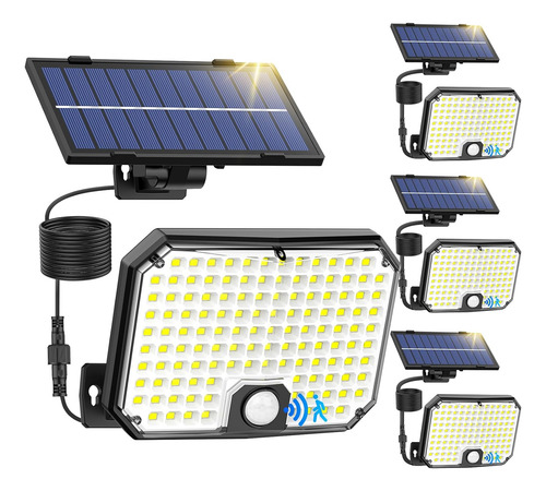 Luces Solares Para Exteriores Sensor Movimiento Impermeables