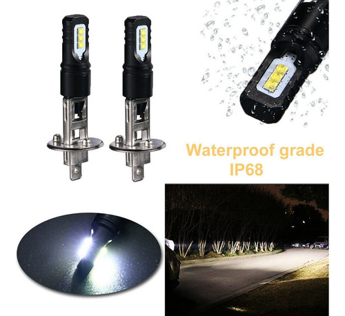 ! Kit De 4 Bombillas Led For Faros Delanteros H1 6000 K,
