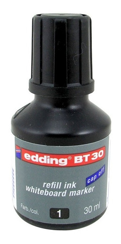 Tinta Para Marcador De Pizarra Edding Bt30 X30ml  Color Negro