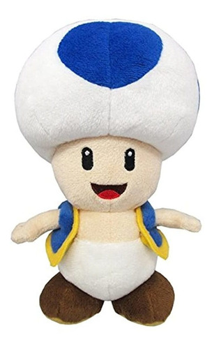 Little Buddy Super Mario All Star Peluche De Sapo Azul