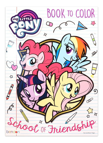 My Little Pony - Libro Para Colorear Con Pegatinas (paquete