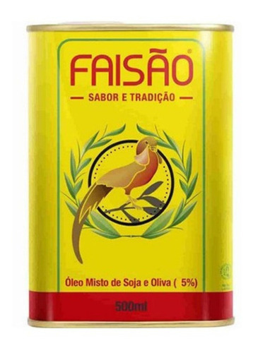 Óleo Composto De Soja E Oliva Faisão Lata 500ml