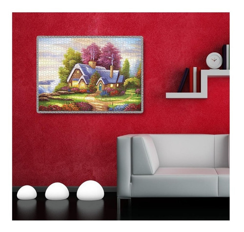 Imagen 3 de 3 de Rompecabezas 1000 Piezas Puzzle Home Casa De Campo Hogar Ed