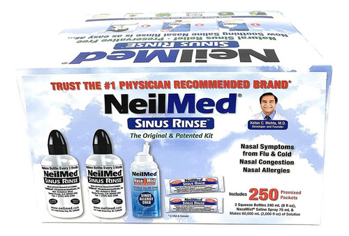 Neilmed Sinus Rinse Desinfectante Limpieza Nasal 250 Sobres