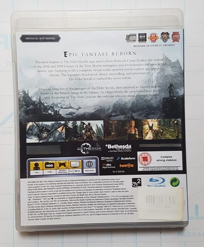 Jogo The Elder Scrolls V Skyrim Ps3 Ntsc-u (Recondicionado)