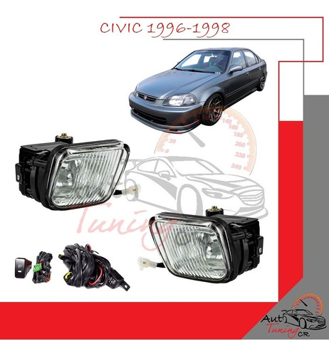 Halogenos Honda Civic 1996-1998