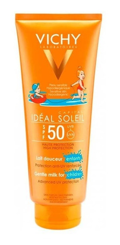 Protector Solar Leche Hidratante Niños Spf 50 X300ml Vichy 