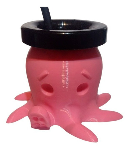 Imagen 2 de 2 de Mate Pulpo Cute Impresión 3d + Varios Colores