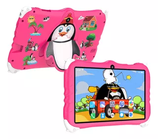 7'' Tableta Para Niños Con Funda Android 11 6+128gb Wifi