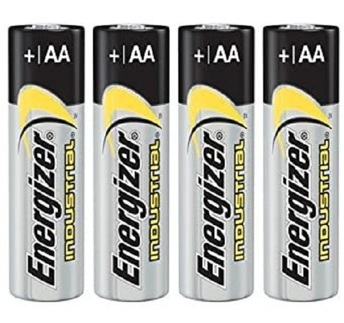 Energizer Batería Alcalina Industrial 1,5 V, Tamaño Aa 4 Pz
