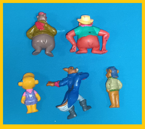 Los Aventureros Del Aire Sonrics Set 5 Figuras Originales (Usado)