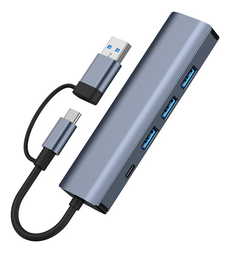 T Adaptador Usb 3.0 Tipo C A Ethernet Hub Multipuerto Usb