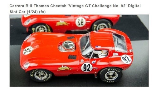 Auto Para Pista Scalextric Bill Thomas Cheetah Vintage 1/24