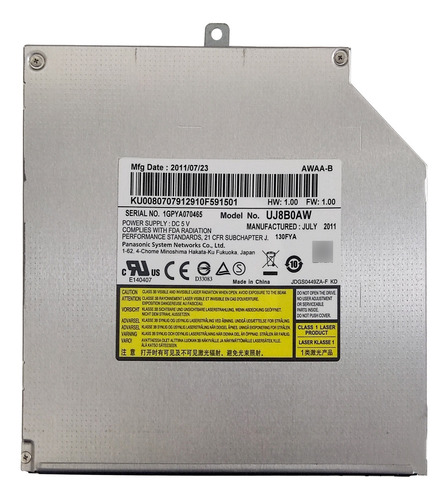 Lector De Dvd 12,7mm Para Acer Aspire 4739