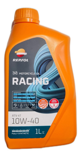 Aceite Para Cuadrimoto O Atv Repsol 10w40 100% Sintético 