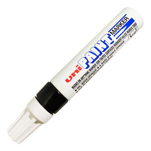 Marcador De Pintura Uni Paint Px30 Negro 4.0 A 8.5mm 6pzs