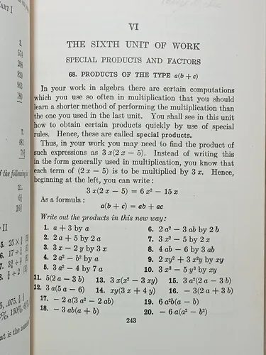 Primer Curso De Álgebra - En Inglés - Virgil Mallory - 1943 (Usado)