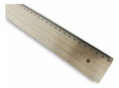 Regla T Madera Mdf Pizarrón 50 Cm Color Natural