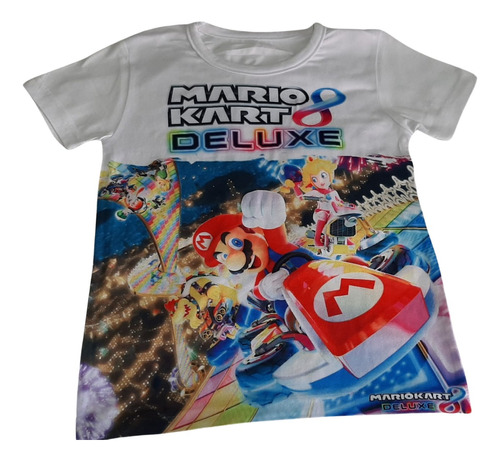 Playera Mario Sublimado, Calidad Premium