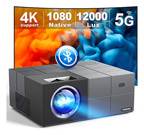 Native 1080p 5g Wifi Bluetooth Projector 4k Support, 340 Ans