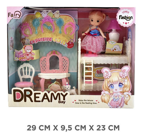 Muñeca Con Dormitorio Bay Dreamy Ck