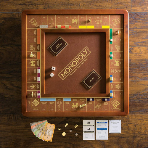 Juego De Mesa Monopoly En Madera, De Winning Solutions