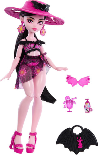 Monster High Scare-adise Island Draculaura Muñeca Con Traj