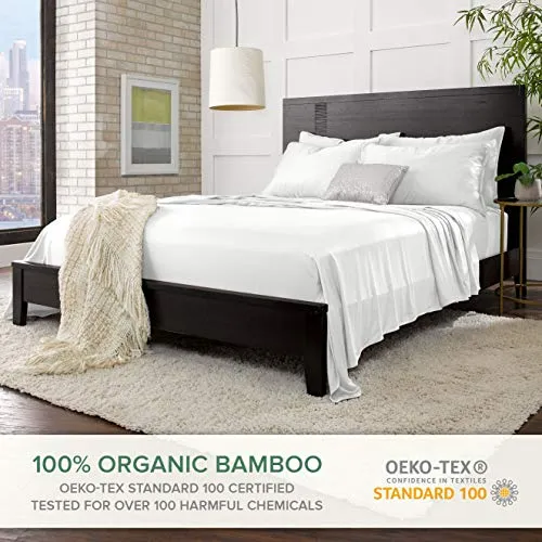 Juego De Sabanas De Bambu Puro, Juego De 4 Piezas, 100% Bamb