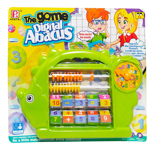 Brinquedo De Raciocínio Escolar Educativo Abacus - Verde